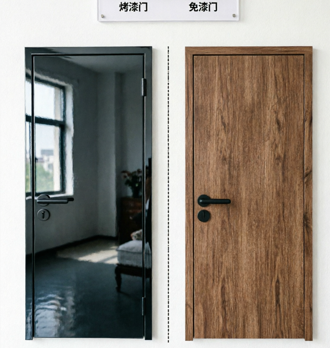 Complete Guide to Wooden Door Selection: A Comparison of Painted Doors and Unpainted Doors